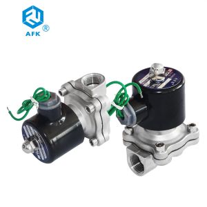 AC380V Diaphragm Stainless Steel Solenoid Valve Pilot Operating