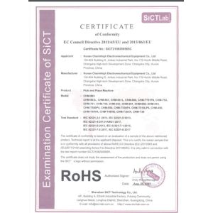 CHARMHIGH  TECHNOLOGY  LIMITED Certifications