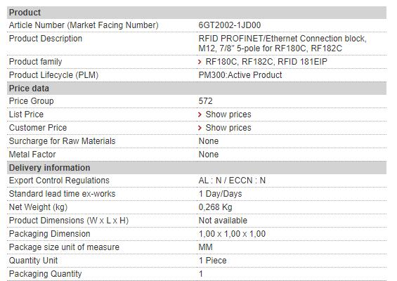 6GT2002-1JD00 6GT2 002-1JD00 Siemens Ethernet Communication Module