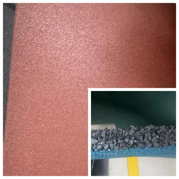 Heavy Duty Non-Slip Rubber Flooring Mats with Holes for Outdoor and Playground