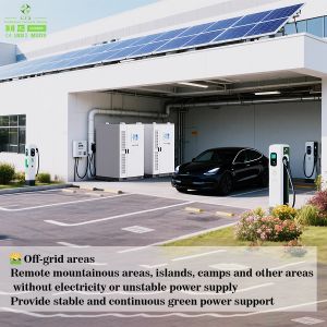Commercial Solar Battery EV Charging Station 100kW-500kW with PCS