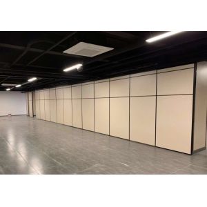 American Style Sliding Operable Acoustic Partition Wall Max Height 4 Meters