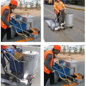 Thermoplastic Pavement Road Line Making Equipment Hand Pushing