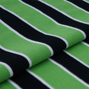 Durable And Environmentally Friendly Healthy Striped Knit Fabric For Casual Wear