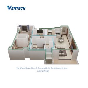 Refrigerant R410A Quietest Whole House Air Conditioner 4016m3/h