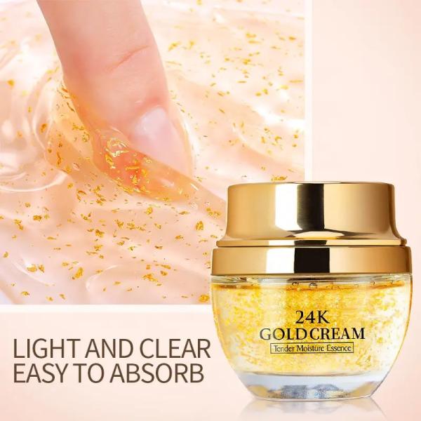 Moisturizing Antioxidant Anti Aging Wrinkles 24K Gold Face Cream