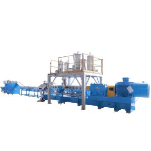 PA PC Engineering Plastic Twin Screw Plastic Compounding Line