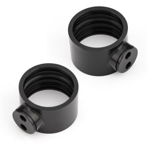 Custom CNC Aluminum Processing Services Anodizing Black/gold Color