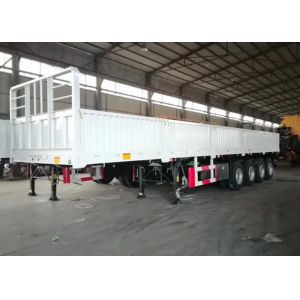 45FT 4 Axle Drop Side Trailer With 60000kg Payload