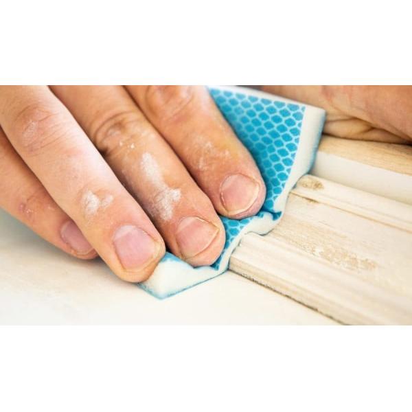 Buy S66 Rhombus Double Face Sanding Sponge Aluminum Oxide Washable Reusable at wholesale prices