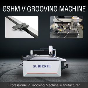 Hydraulic V Groove Cutting Machine 1225 Stainless Steel Auto V Grooving Machine