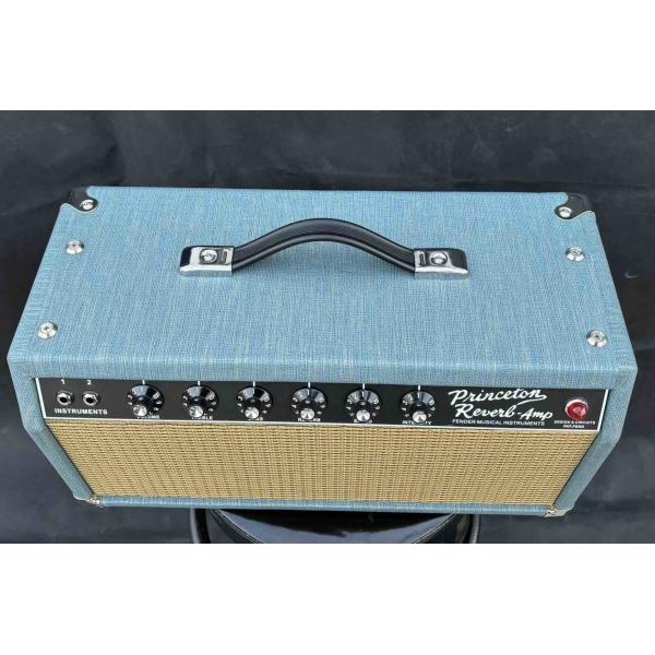 Custom Grand ′64 Princeton Reverb Tube Guitar Amp Head in Blue Color Fender Amp Clone Guitar Amplifier OEM