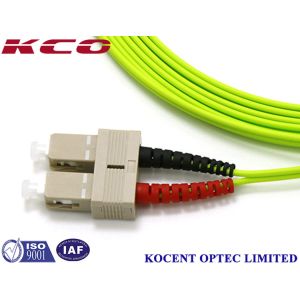 SC OM5 100G Duplex Simplex Fiber Optic Patch Cord with 50/125um Multimode and