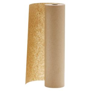 Brown 80GSM 90GSM Custom Printed Kraft Paper Roll Virgin Pulp