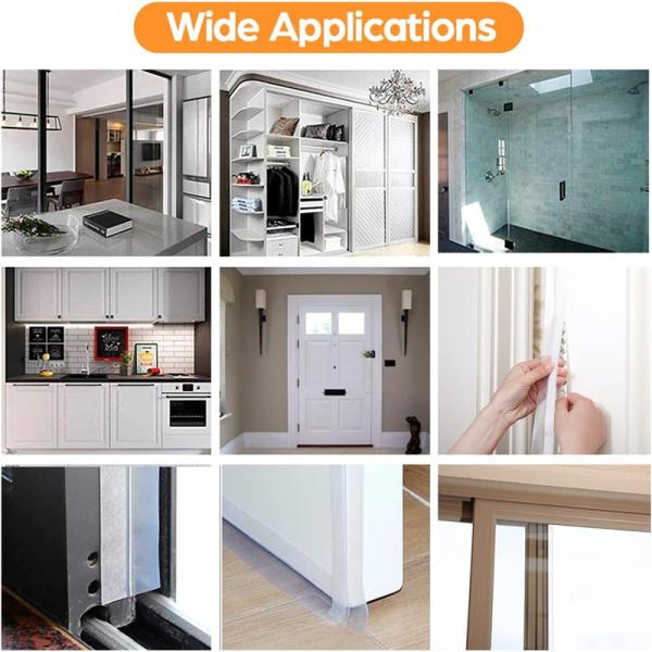 High Density Foam Weather Stripping For Insulating Door Frame Window Soundproof Self Adhesive