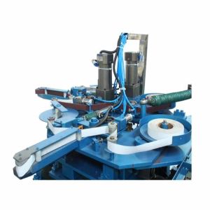 Internal External Utensil Polishing Machine Double Head For Kitchenware