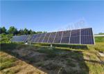 Off Grid 1 Axis Tracking Solar Panel System Night Position