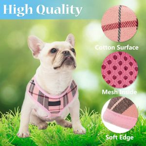 Breathable Materials Nylon Dog Harness Soft Mesh Comfort Padded Puppy Vest No