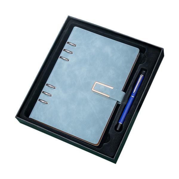 Personal Travel Diary Journal A5 Spiral Notebook with 6 Holes and Pu Leather