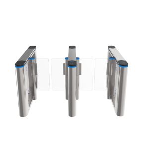 Modern Style Integrated Design Swing Gate Turnstiles Stainless Steel Office