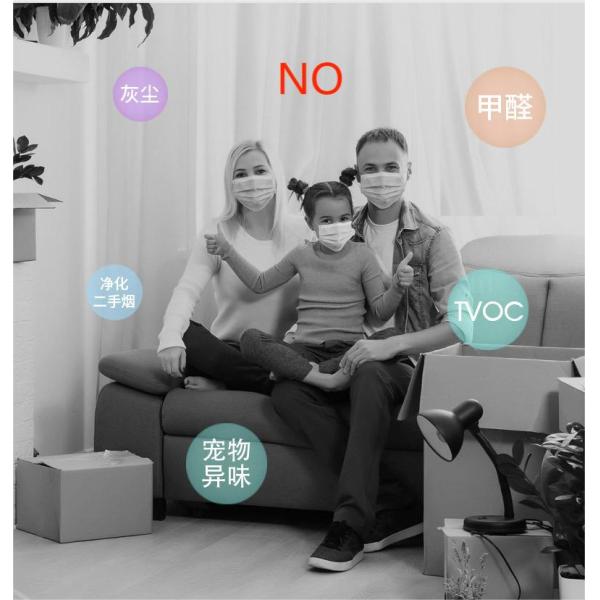 NO Air Display Desktop Air Purifier for Household Small Formaldehyde and Odor Removal