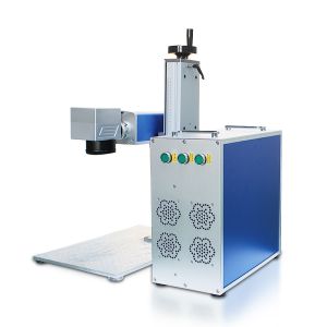 45 KG Pulsed Mode Fiber Laser Engraver for White/Black/Color Marking on