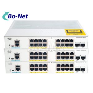 NEW Cisco C1000-16P-2G-L 16x10/100/1000  Ethernet PoE+ports and 2x 1GSFP network Switch 