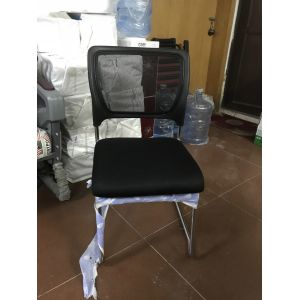 Custom Office Meeting Room Chairs Stackable , Home Office Chairs Without Rollers