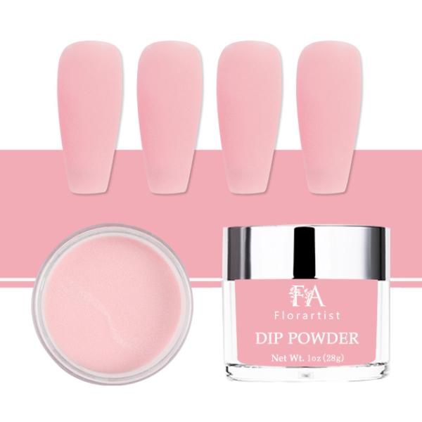 Professional Nail Art Dip Acrylic Powder Neon Colorful Clear Glitter Best Quality 1oz Wholesale Long-lasting EMA Cover Pink