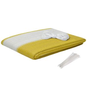 Lightweight Balcony Privacy Screen , Construction Safety Netting With Metal