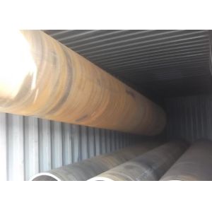 Hot Rolled Seamless Carbon Steel Pipe , Round Steel Tubing MTC Certificated