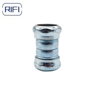 1/2"-4" Compression Type EMT Conduit Connector and Coupling for Wall Application