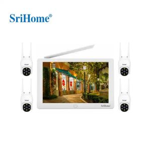 China 10.1 Inch LCD NVR Video Surveillance System NVR Kit Two Way Audio 2MP Wifi PTZ Dome Camera 4 Channel on sale
