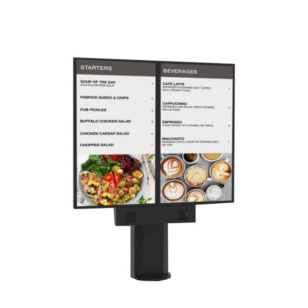 Restaurant Fast Food Digital Drive Thru Menu 49 Inch Android 7.1