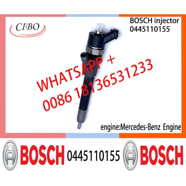 BOSCH injetor 0445110155 0445110156 Common Rail fuel Injector 0445110155 0986435135 for Mercedes-Benz 2.2CDi/2.7CDi/3.2C