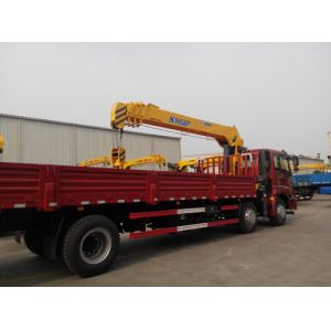 Hydraulic Telescopic Truck With Crane 16.5 Meters Lifting Height