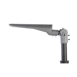 120lm/W 3000k Ra80 Aluminium Black Led Street Light IK08 IP66