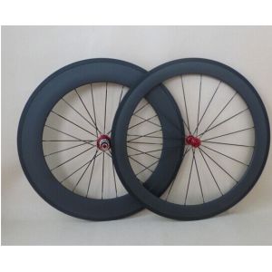 YOUNGFANBIKE 700c front 60+rear 88MM Carbon clincher wheels with width 23mm for road bike