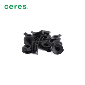 Black Double Ear Nozzle 7X12.22X7X1X7X8