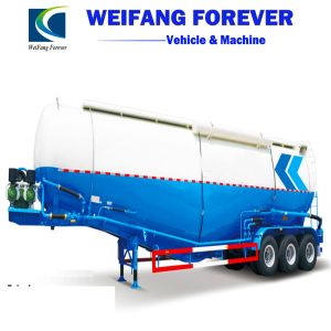 3 Axles 65cbm Bulk Cement Tank Semitrailer for Sale