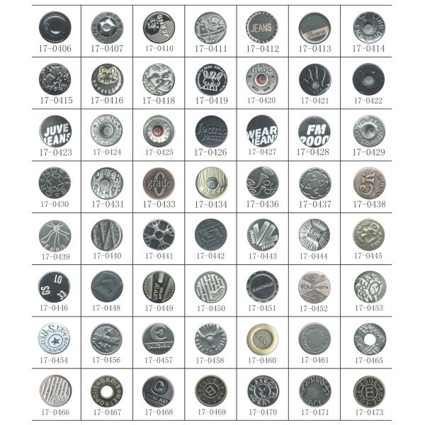 wholesale factory cheap price iron material metal jeans button
