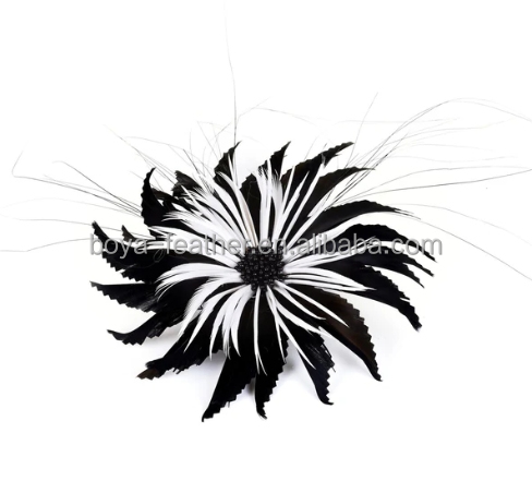 Goose Feather Flower Mount with Wire Accessory Event Party Supplies Shipping Solution