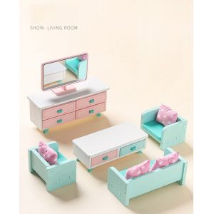 Mini Montessori Wooden Girls Bedroom Toys With No Burr