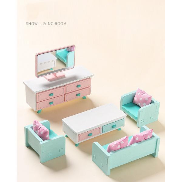 Mini Montessori Wooden Girls Bedroom Toys With No Burr