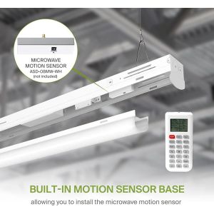 White Linear LED Light Fixture 3500K 4000K 5000K Selectable 24W