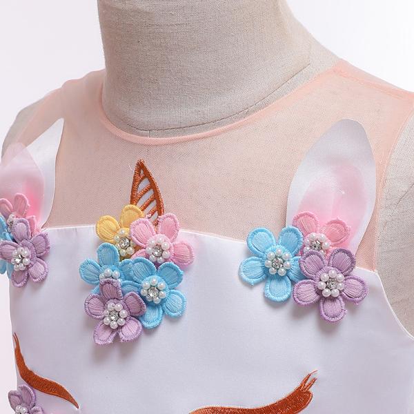 1.5M 59in Children'S Dress Up Costumes Unicorn Tutu Dress For 3 Years Girls