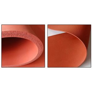Soft Insulation Silicone Sponge Sheet No Poison And High Temperature Protective