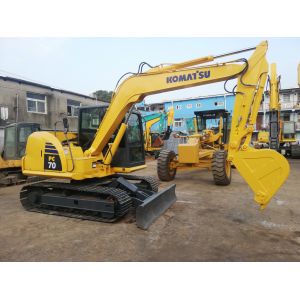 Crawler Type Used Small Excavator Komatsu PC70 Mini Digger