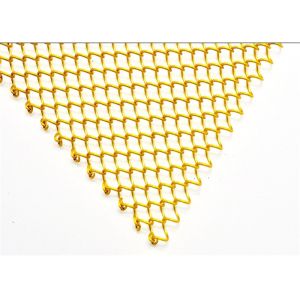 Anodic Oxidation Metal Coil Drapery/ Metal mesh shower curtain