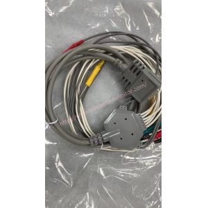 BJ-901D Nihon Kohden EKG ECG Cable 10 Leads Wires 15 Pins Needle European